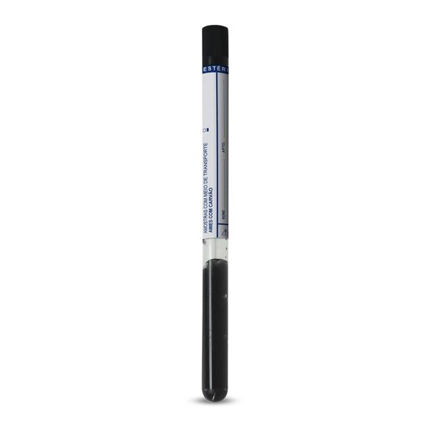 K41-0101C Swab Para Coleta E Transporte Com Meio Amies C/ Carvão. Est. 100 Un/Cx