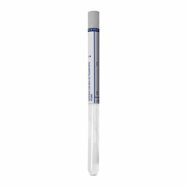 K41-0102 Swab Para Coleta E Transporte Com Meio Stuart. Estéril. 100 Un/Cx