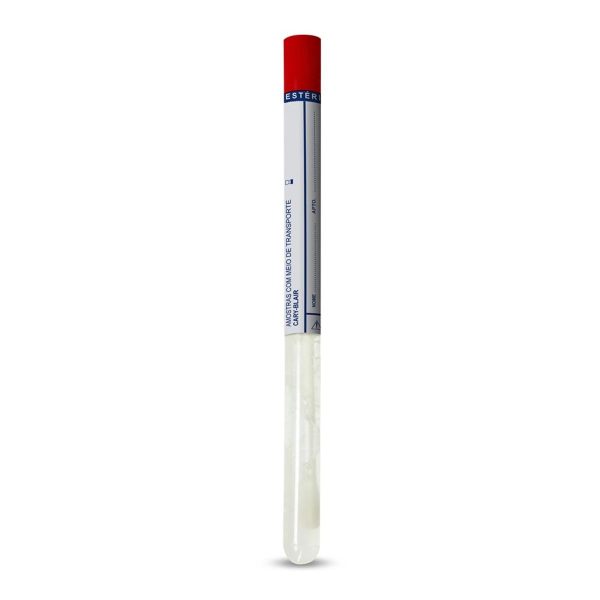 K41-0103 Swab Para Coleta E Transporte Com Meio Cary-Blair. Estéril. 100 Un/Cx